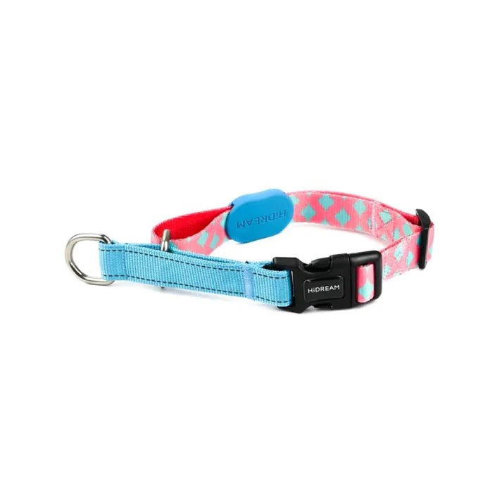 Magic Pink - reflective Dog Collar AntiPull