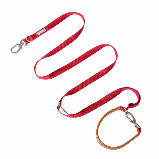 Comfort Red - dog "Free hands" Leash 4-in-1