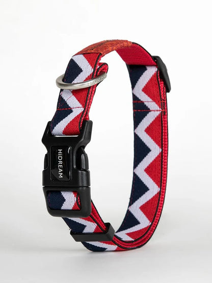 Walking Red - Dog Collar